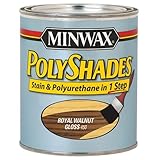 Minwax 21450 Gloss PolyShades Royal Walnut, 1/2-Pint [並行輸入品]