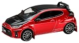 HJ64 1/64 トヨタ GRMN YARIS ラリーパッケージ GR パーツ付き エモーショナルレッドII 完成品
