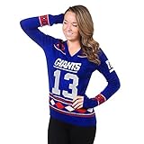 NFLチームレディースGlitter Vネックセーター – Pick Your Favorite Player 。