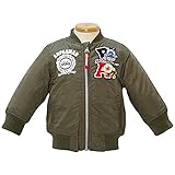 アンパンマン MA-1タイプ ブルゾン ジャンパー ジャケット キッズ ベビー 子供用 男の子 男児 Anpanman fo-ea7926-ea9468 100cm カーキ
