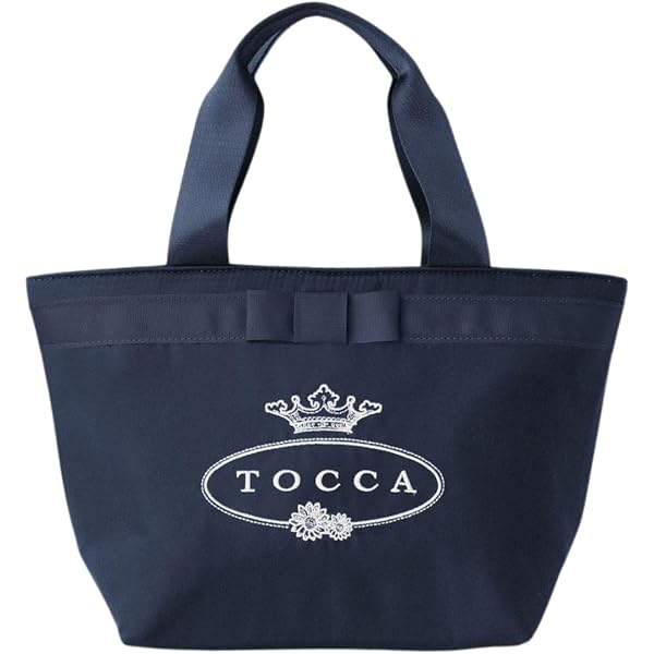 TOCCA トッカ ネイビー パソコンバッグ　リボンバッグ　PCケース Amazon.co.jp: [トッカ] TINY RIBBON PCバッグ [WEB限定] ネイビー系 F