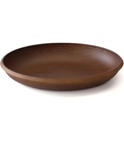 Amazon.co.jp: びっくりドンキー キッズディッシュ皿 直径約21cm 木皿