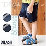(ディラッシュ) DILASHガーゼ裏毛ハーフパンツ（４分丈）/夏 90 ブルー