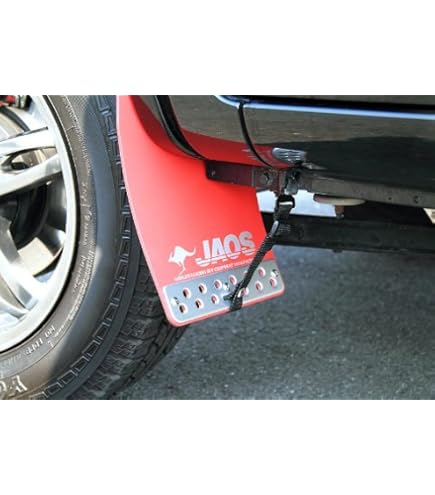 Amazon | ジャオス(JAOS) JAOS マッドガードIII リヤセット レッド