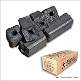 大雪 備長炭 (オガ炭) 1級品 5kg 持ち運びに便利な 5kg スリム箱