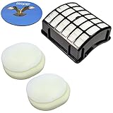 HQRP Kit: Two Pre-Motor Filters and Post Motor Filter for Shark NV-70 NV-80 NV-90 UV-420 XFF80 XFF8O