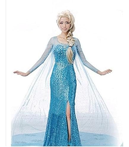 アナと雪の女王　エルサコスチューム Amazon.co.jp: アナと雪の女王 エルサドレス 3点セット