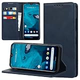 【Hamany】 galaxy m23 5g ケース Samsung Galaxy M23 5G / F-23 ケース 手帳型 収納 galaxy m23 ケース 耐衝撃 耐久性 耐摩擦 マグネット式 レザー カバー -ヴィンテージブルー