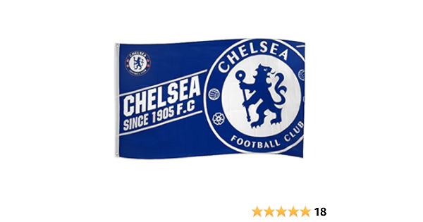 Amazon Chelsea F C チェルシー エスタブリッシュド 152cm 91cm フラッグ ペナント Chelsea スポーツ アウトドア