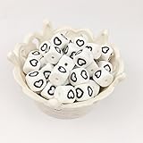 Mamimami Home 12MM 立方体 シリコーンビーズ 安全 歯固め カミカミ チュアブル DIY ビーズ　噛がため　ブレスレット 授乳用ペンダント おしゃぶりチェーン 赤ちゃん贈り物 中空ハ