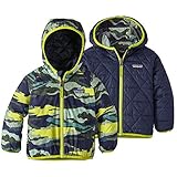 (パタゴニア)patagonia Baby Reversible Puff-Ball Jacket 60188 Woven Daze:Glare Green (WVZG) 18M