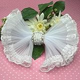 ヘアアクセサリー 半額 豪華で可愛い髪飾り　 発表会、結婚式に ホワイト