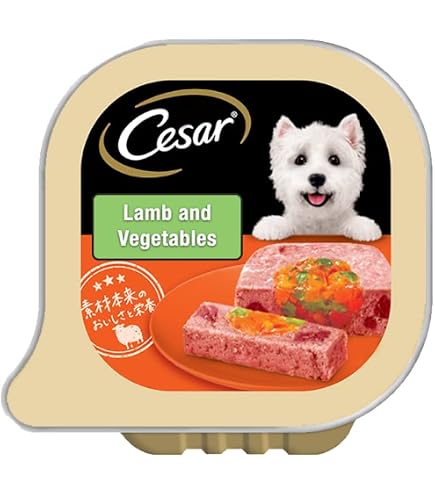 Amazon | シーザー トレイ 成犬 おうちレシピ 100g×24個 やわらか