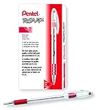 Pentel　R.S.V.P.ボールペン、中細字、ブルーインク、2パック（BK91BP2C） Box of 12