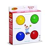 Edushape Sensory Ball 4 in – 4のセット EDS705174