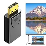 HD-to-Display Adapter-DP-to-HDケーブル、ディスプレイポート4K60 Hz、ディスプレイポート、HOME用のUSB-To-HDアダプター|ラップトップ、PC、モニター、テレビを のビデオとオーディオで接続する