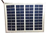 macaroni（マカロニ） 太陽光 ソーラー パネル 5W 12V ワニ口 クリップ 付き