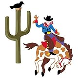 Wallies Wallpaper Cutout Olive Kids Ride'm