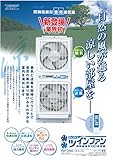 同時給排気形　ウィンドウ　ツインファン窓用換気扇 　ｐ-5179