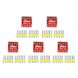 Sharplace 5個セット　ロジック レベル コンバータ　双方向　モジュール　3.3V〜5V　Arduinoに適用