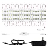 クローゼットライト キャビネットライト ハリウッドミラーライト SOLMORE ミラーストリップ 女優ライト 12W 60LED ホワイト 高輝度 調光可能 照明器具 装飾 メイクアップ 化粧鏡 化粧