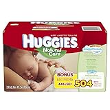 Huggies Natural Care Baby Wipes, Refill, 504 Count by Huggies