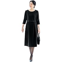 IENA - ブラック　アンサンブル ニッセン 喪服 礼服 レディース ワンピース アンサンブル