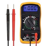 ProsterデジタルテスターMiniデジタルマルチメーターポケットテスターメーターDMM DC AC電流電圧計Ohm withバックライトLCD PST003US