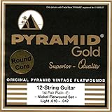 PYRAMID STRINGS EG Gold 12 strings 010-042 フラットワウンド 12弦用エレキギター弦