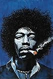 ロックポスター Jimi Hendrix ジミ・ヘンドリックス Blue ポスター