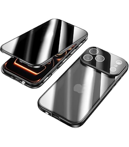 Amazon.co.jp: ロック付き iPhone 17 Pro Max 用 ケース クリア 全面
