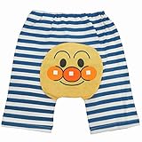 (バンダイ)BANDAI モンキーパンツ ベビー アンパンマン 5分丈 フェイスプリント ネイビー 95