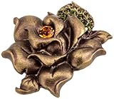 Carpe Diem Hardware 2303-3TP The Garden Knob with Swarovski Crystals, Antique Brass by Carpe Diem Ha