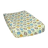 Trend Lab Chibi Zoo Changing Pad Cover, Sage by Trend Lab