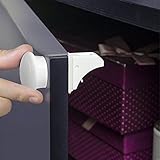 Dazers 赤ちゃん安全磁気キャビネットロック (8ロックと+3キー) 赤ちゃん安全ロック 引き出しロック 乳幼児の事故防止用