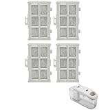 【4個/6個/8個入り】RJK-30 互換 冷蔵庫製氷機フィルター 日立対応 (純正品ではありません) RJK-30-100 R-HW54R R-V38RV R-HWS47N R-V32NV R-S40R R-HW49S R-HW60R R-HX54R R-KWC57R R-V32RV R-H49S 用 交換用フィルター サードパーティ製 部品 (4, グレー)