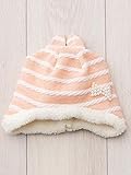 Kid's zoo (キッズズー) ベビー 耳付き 帽子 赤ちゃん ベビー服 ぼうし 女の子 48 ピンク