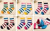 Edealing ( TM ) 6ペアのKid Cozy Fuzzyソフト暖かいクルー長スリッパソックスサイズ3 – 5