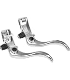 Amazon.co.jp: Alomejor 自転車 ブレーキレバー 24mmハンドルバー 左右 