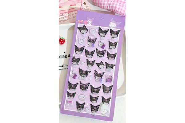 loong 3dシール 実心 立体シール ぷくぷくぷっくり かわいい 1枚セット 立体 おしゃれ デコシール ごほうび 子供 貼り付け可能 贈り物 手帳 携帯 DIY用 手帳用 貼り付け可能 女の子（002）