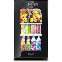 Amazon | Shelddi 小型冷蔵庫 23L 静音 おしゃれ 省エネ ミニ電子 