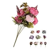 SUND 造花 枯れない 牡丹　花のみ　花束 インテリア 雑貨 高品質 枯れない 結婚式 誕生日 発表会 入学式 卒業式 適用