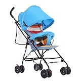 (ヘラサ)Herasa　ベビーカー　折りたたみ　軽量　通気性良い　B型ベビーカー バギー 【対象月齢:7ヶ月~3歳頃】 (青)