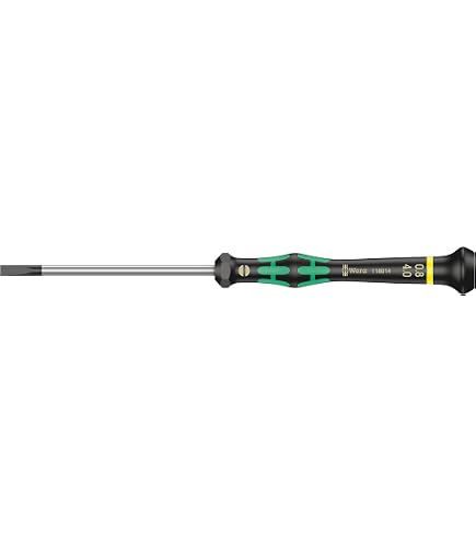 Amazon.co.jp: WERA ヴェラ 精密用プラスドライバー 先端サイズ#1 軸長