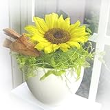 【ホワイトデーギフト】プリザーブドフラワーアレンジ　[ひまわりポット]　　【ヒマワリ】【向日葵】
