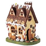 ソーラーライト付きオーナメント　キャンディハウス