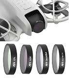 DJI Neoドローン 対応 フィルター レンズ フィルターキット アルミ合金フレーム 多層コーティング HDニュートラルデンシティフィルター (CPL+ND8+Brushed Blue+Black Mist 1/4)
