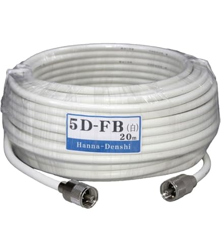 Amazon.co.jp: Comet 5D-2V 固定用同軸ケーブル 20m : 産業