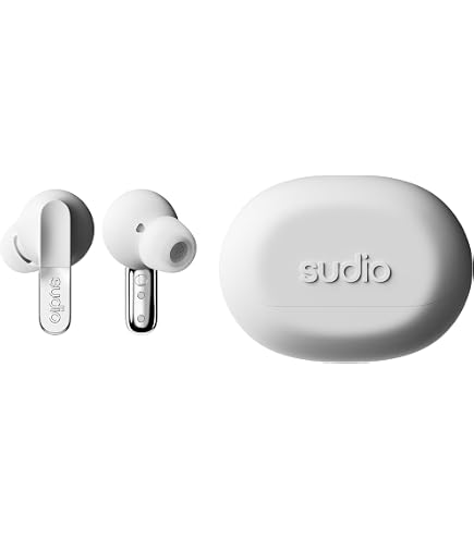Amazon.co.jp: SUDIO E4 Pro (クラウディホワイト) ワイヤレスイヤホン