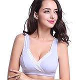 (セブンシティー) 7city マタニティ ブラジャー 授乳用 ノンワイヤー ドット (XL/38, パープル)